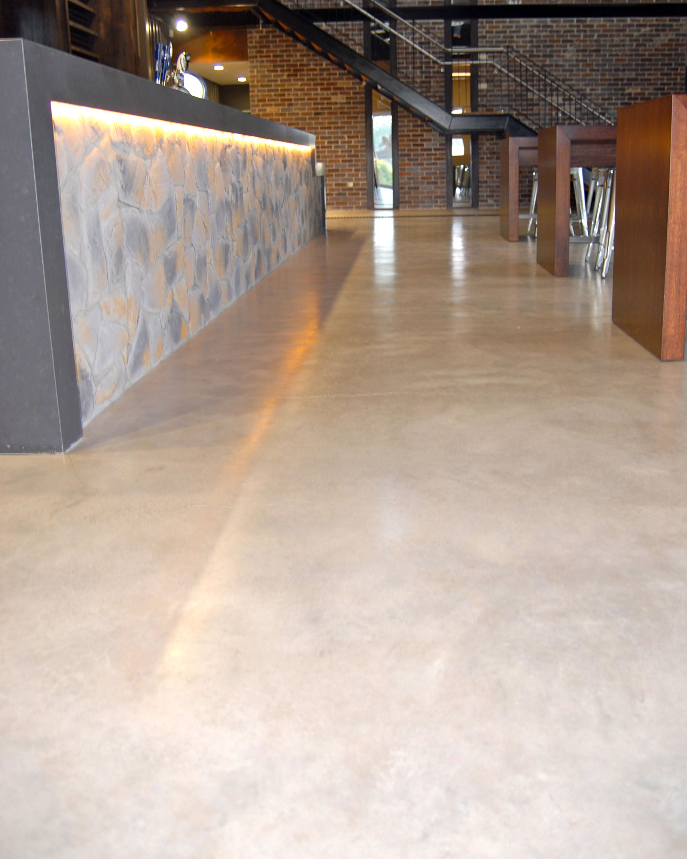 Sleek Polished Concrete in Central Coast - Bluetongue Brewery