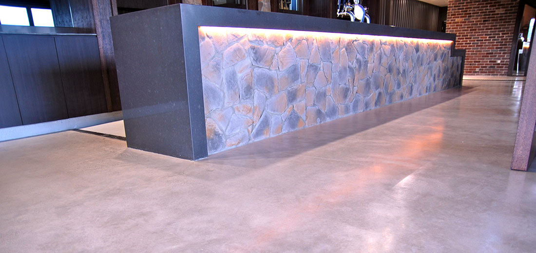 polished concrete flooring central coast