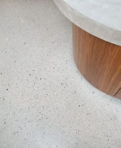 polished cement floor in Dover Heights