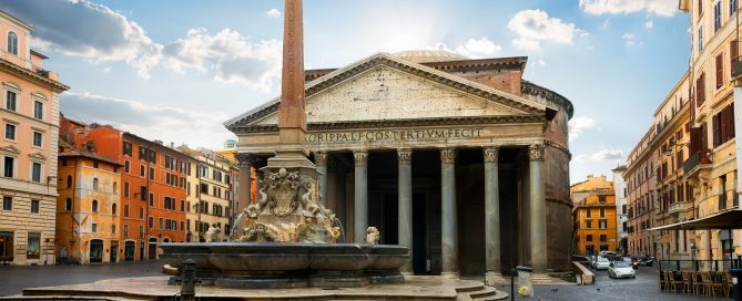 Pantheon Rome - largest unreinforced concrete structure